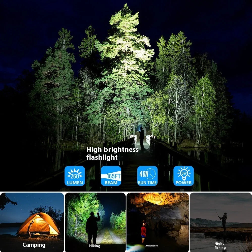 Portable solar power bank 33500mAh waterproof outdoor emergency LED plastic shell 178x90x30mm black blue orange