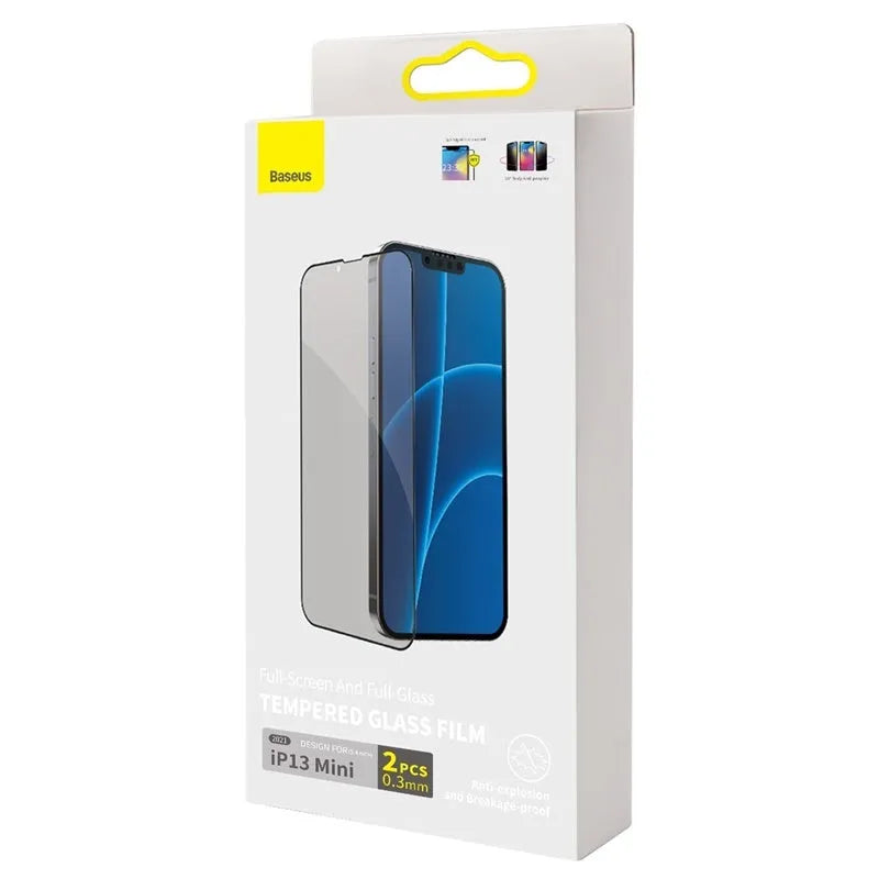 0.23mm non-broken edge full screen curved privacy tempered film for iPhone 5.4 inch model black