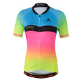 Falina Flamboyant men's summer cycling kit in black with moisture-wicking polyester Leica fabric