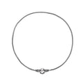 S925 sterling silver clavicle necklace for women with minimalist pendant on a silver chain.