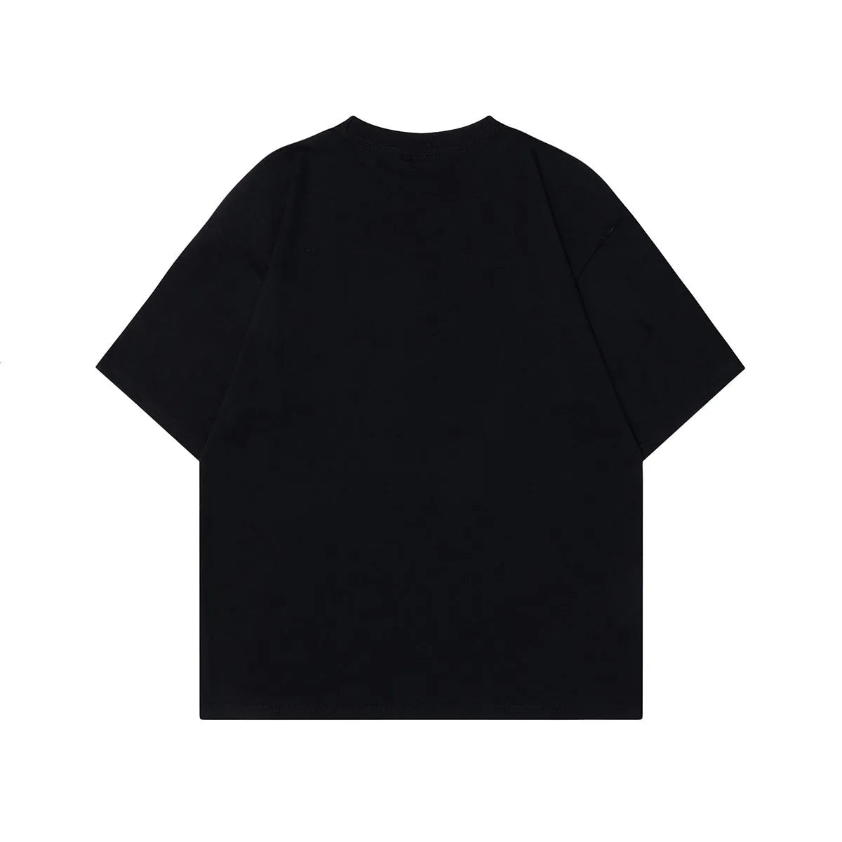Men's loose fit pure cotton t-shirt in black and grey colour options.