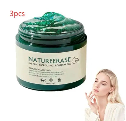 Natureerase Instant Mole Spot Removal Gel 45g tube for hydrating body care on universal skin types