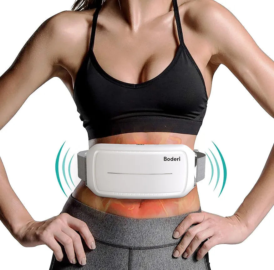 White foldable tummy exercise machine with padded mats and adjustable spring bands