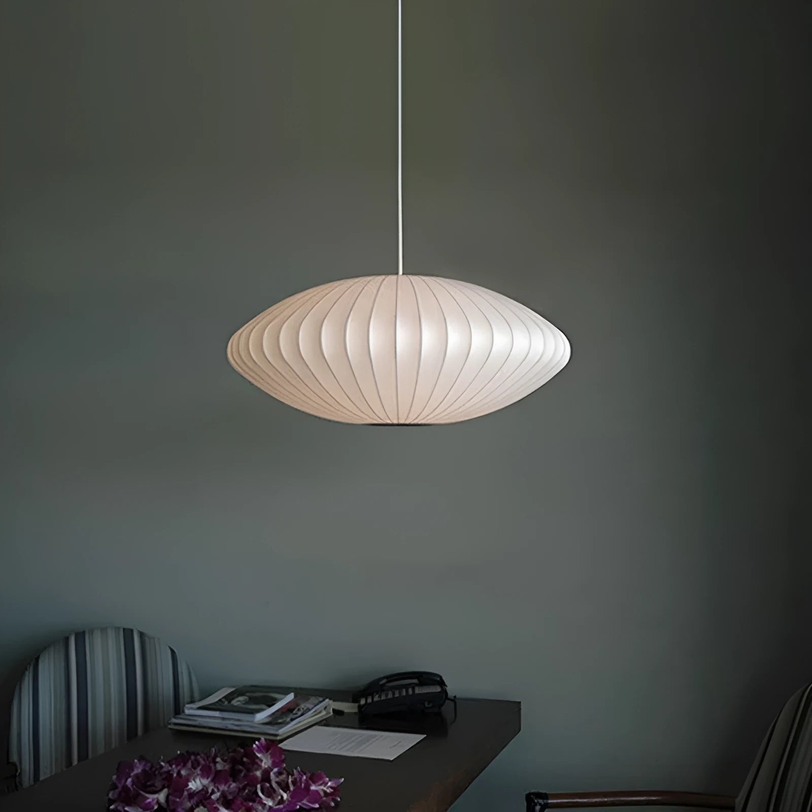 60cm iron LED chandelier with warm light for dining room living room bedroom