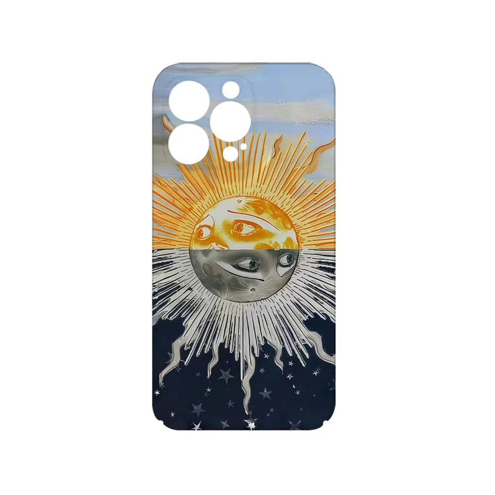Day and Night Sun Sunshine magnetic two-in-one Feilin phone case for Apple iPhone 15 16 series with heat dissipation