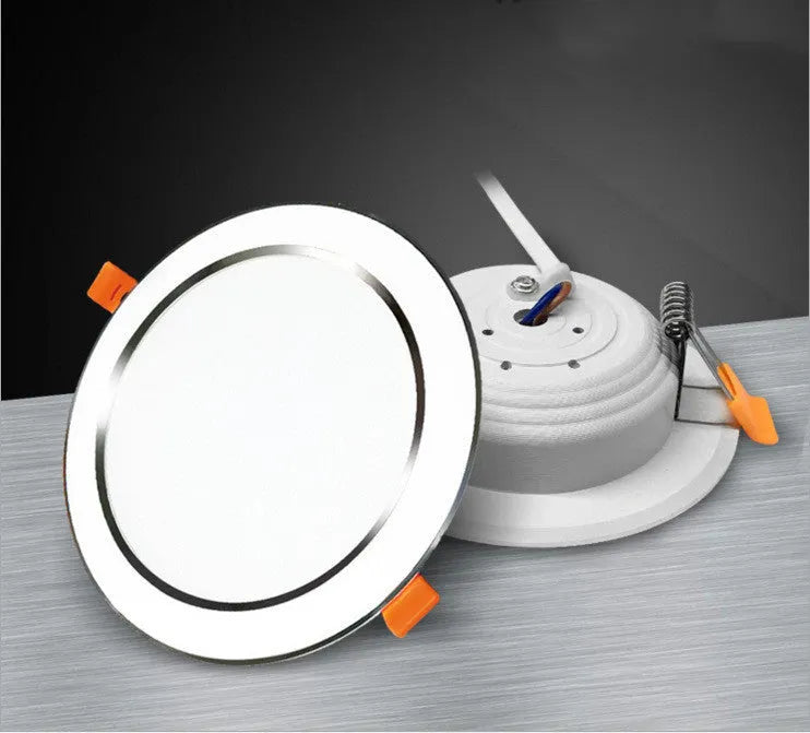 Anti-fog LED downlight with aluminium housing, straw hat style, 3000K-6000K colour temperature options