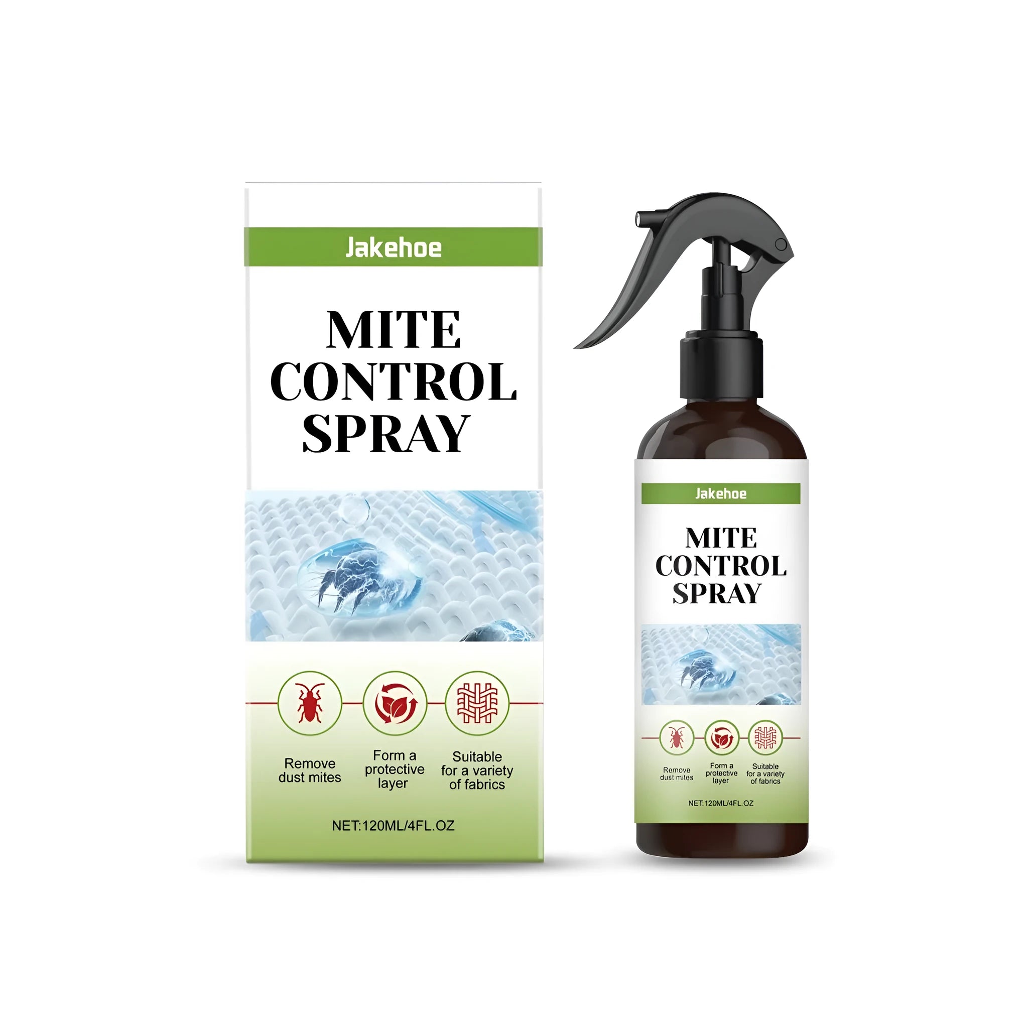 120ml bottle of mite control spray for bed bugs and dust mites