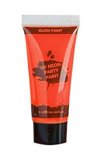 25ml tube of neon green face and body paint, safe non-toxic formula