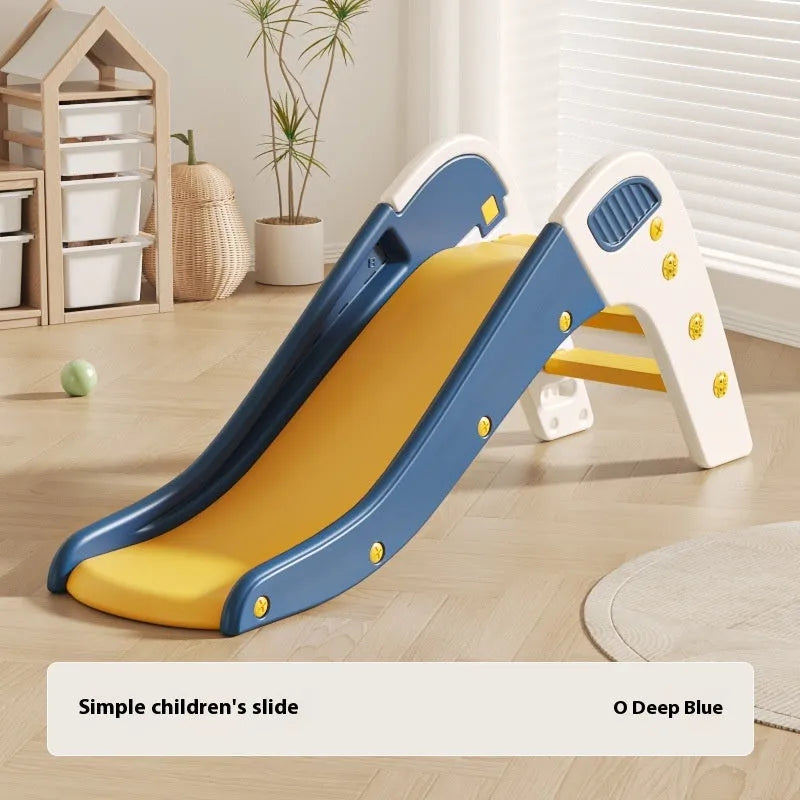 Small plastic baby slide in blue colour for toddlers under 3 years old