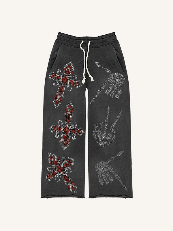 Wild Trend Avant-garde women's polyester trousers available in black blue pink white sizes S to 5XL