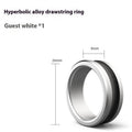 Orange and silver alloy fishing hand guard pull loop with non-slip grip design