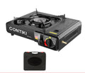 Portable dual-purpose Korean cassette stove field gas stove black colour model 155 lightweight