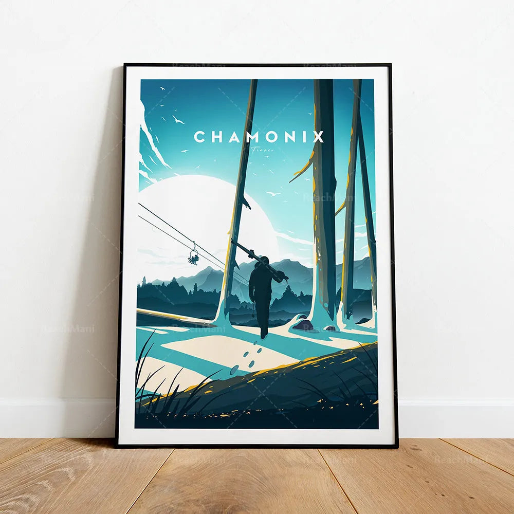 Custom frameless canvas decorative painting in 50x70cm size with pine core and inkjet print for living room