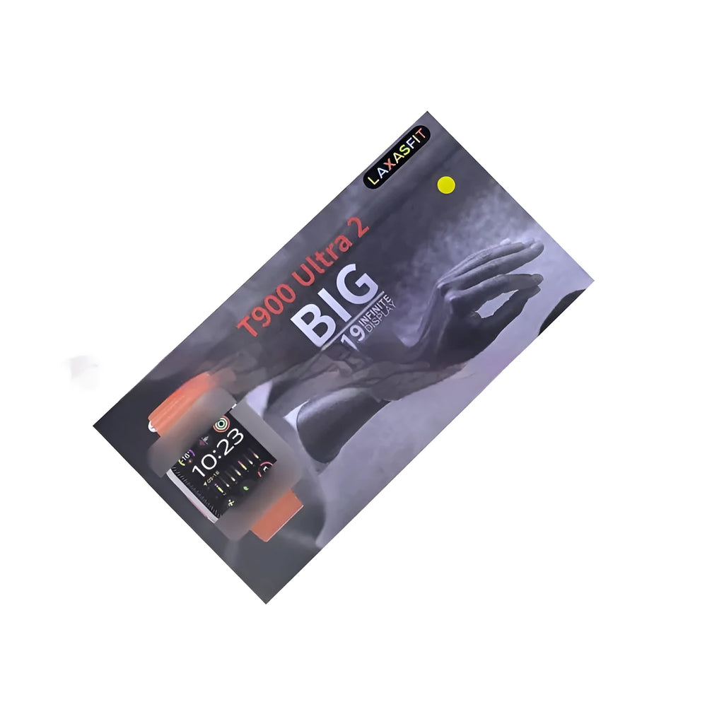 T800 T900 Ultra 2 KS smart bracelet with TFT screen showing heart rate monitoring and Bluetooth calling feature