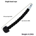 Strength training handle glue rope with coating and electroplating in double ended 70cm and 90cm lengths for cable machine