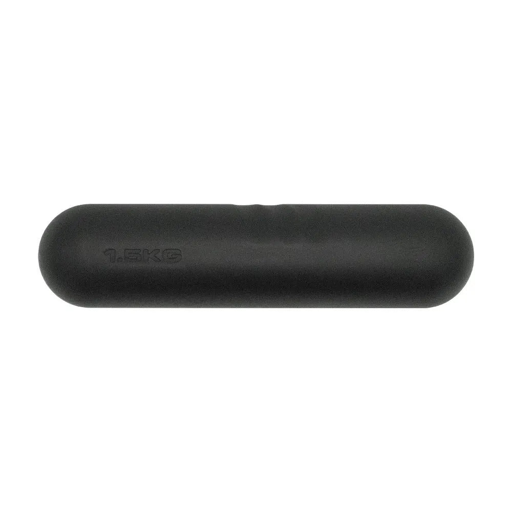 Silicone-edged hand-drawn dumbbell stick for fitness in various colours and weights.