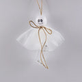 Halloween ghost LED lighting chain with 20 battery-powered PVC beads in Ghost 1 colour option