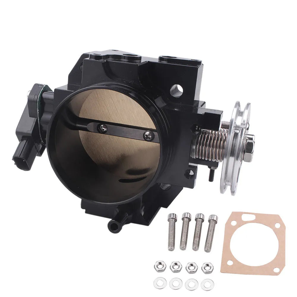Aluminium throttle body for Honda K20A engine with integrated sensor