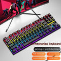 K87 wired mechanical keyboard with metal case in selected colour, showing 87-key compact layout