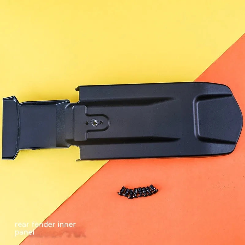 Carbon fibre rear mudguard and fender kit for a Light Bee electric off-road bicycle.