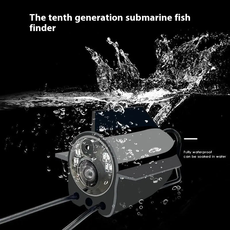 4.3-inch fish finder underwater camera with wide angle lens on IPS screen display