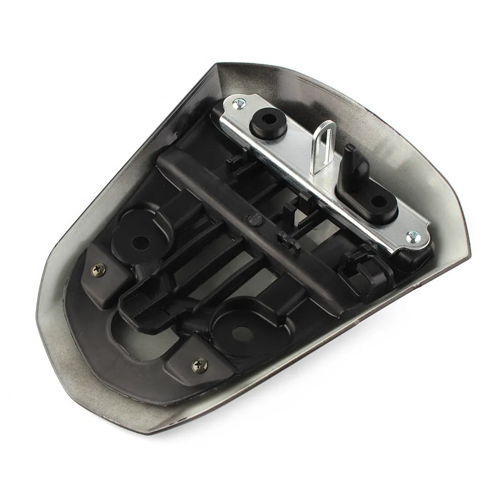 GSXR1000 motorcycle rear cowl seat cover in ABS plastic, shown in available colours
