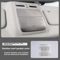 Black titanium stainless steel horn cover for Mazda CX50 interior trim
