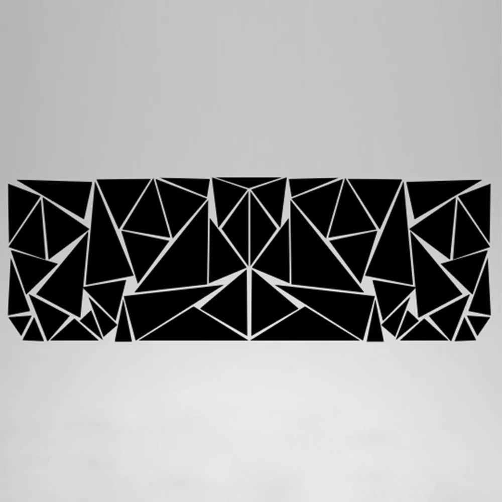 Large roll of black geometric pattern car modification sticker vinyl for vehicle body panels