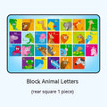 Retractable magnetic car sunshade with silver coating and cartoon animal letter patterns