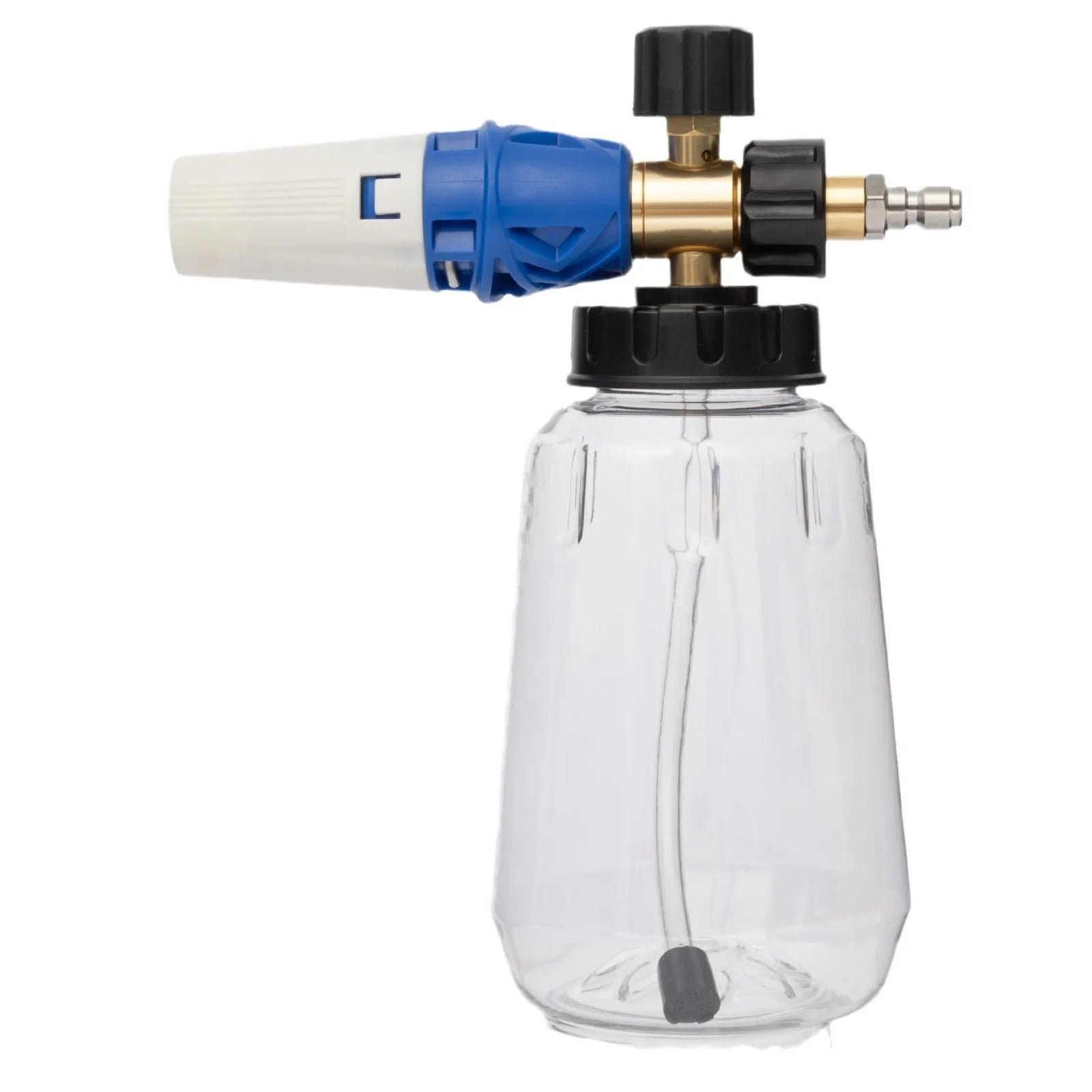 High pressure car wash foam sprayer 1L all aluminium model with big mouth opening for pressure washers
