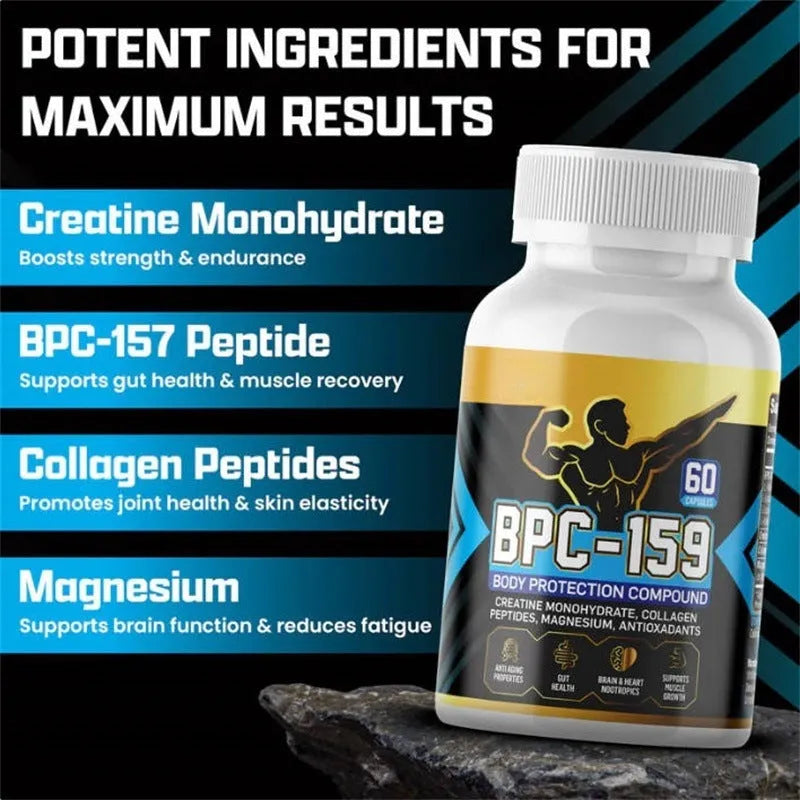 One bottle of body energy supplement capsules for daily nutritional support