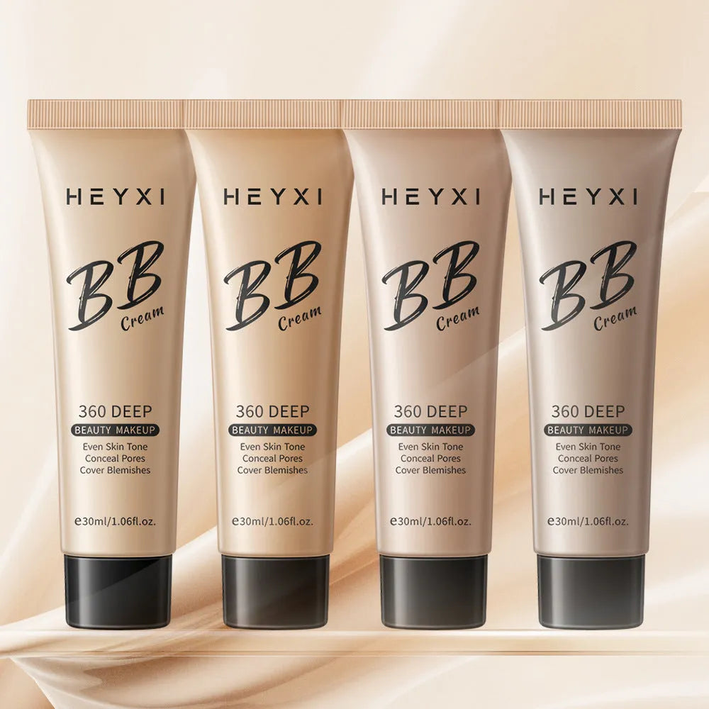 Waterproof sweat-proof BB cream in four colour shades for general skin types