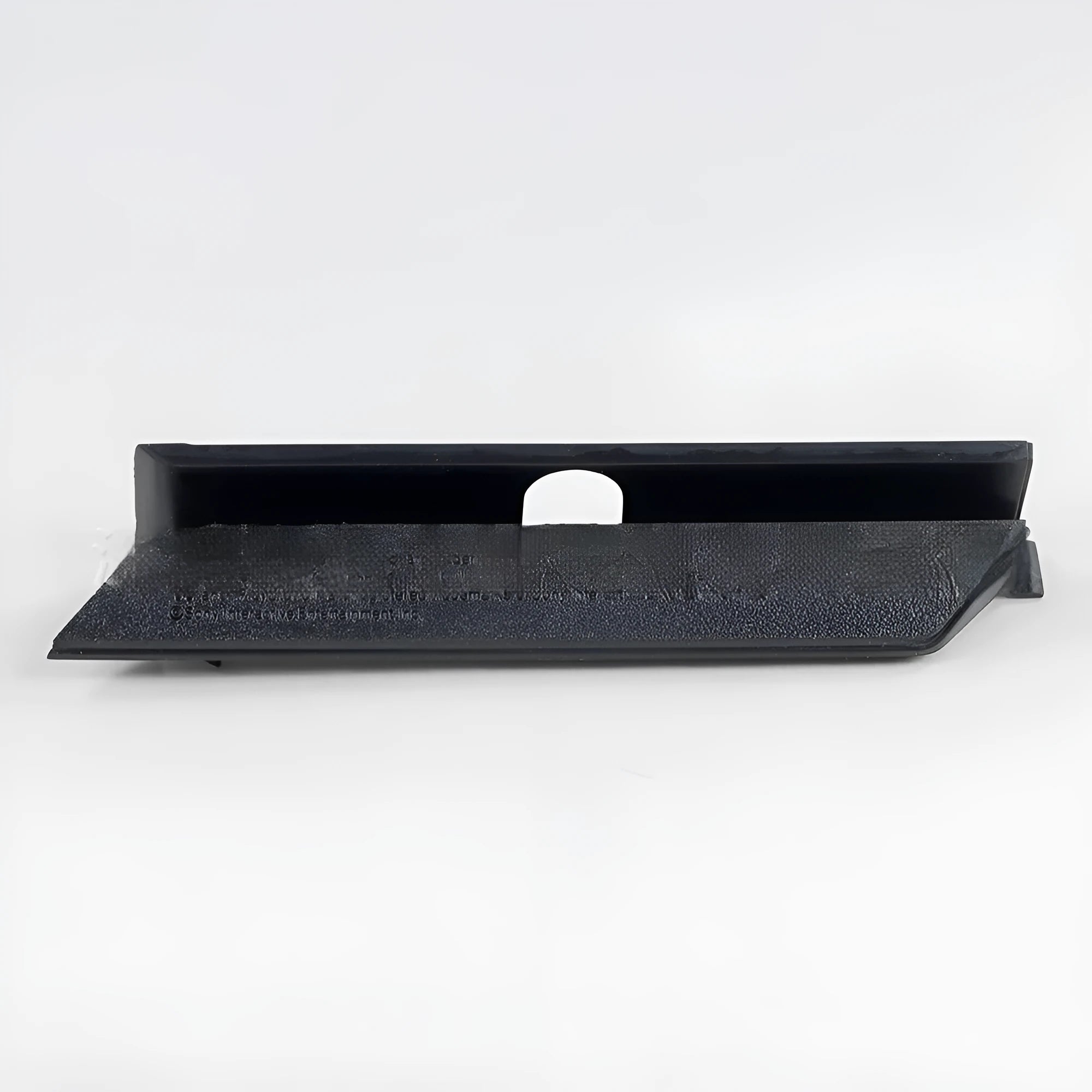 Black and white plastic hard drive cover for PC case drive bays