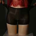 Men's shiny seamless underwear stockings in various colours including natural skin tones with mid waist design