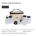Naturehike six-piece portable seasoning bottle set in modern simplicity style