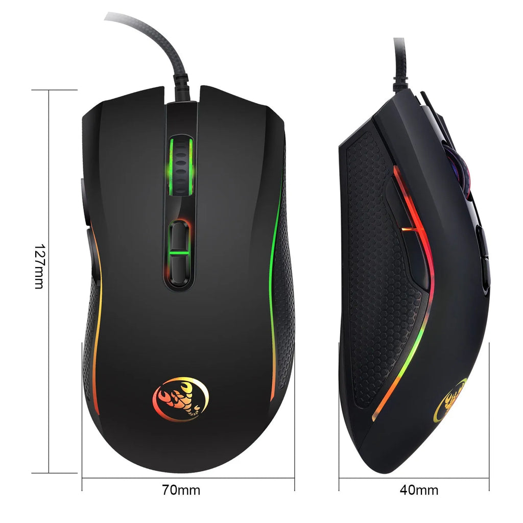 V700WB A869 white and black gaming keyboard and mouse combo with backlight and USB cable
