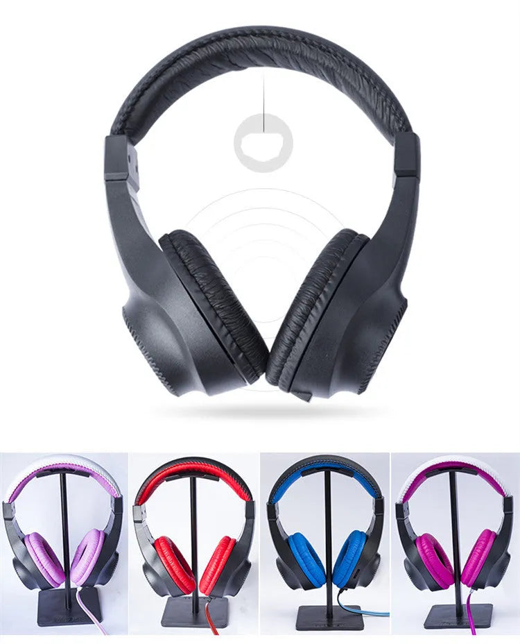 Electric piano headphones with 40mm driver, 6.5mm plug, and 2.1m cable in black