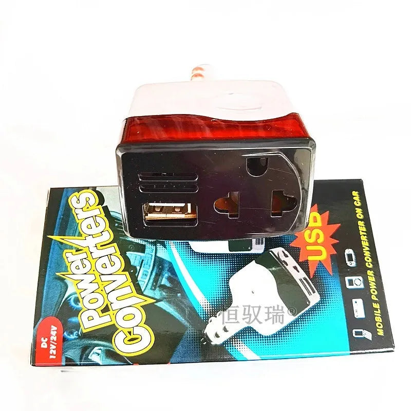 011C car wireless mobile phone charger with cigarette lighter adapter and USB port