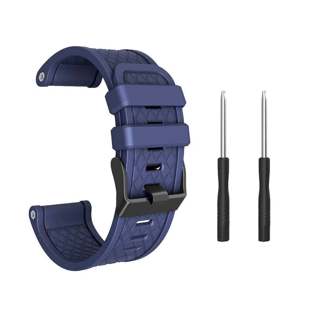 26mm silicone sports watch strap in multiple colours compatible with Jiaming watches