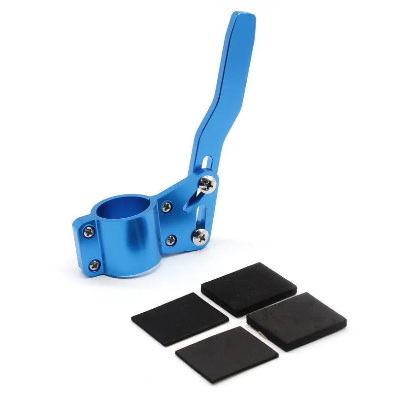 Aluminium alloy car steering wheel extension bar in black finish for car modification