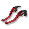 Motorcycle metal clutch lever kit in two-finger labour-saving design with pull rod.