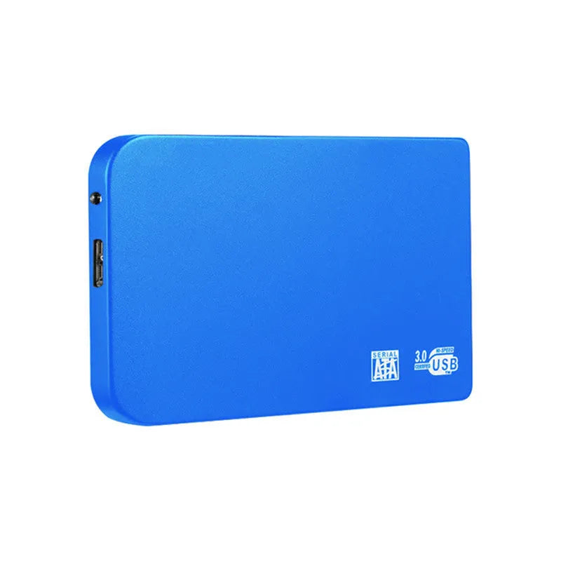 USB 3.0 solid state mobile hard disk with metal shell in black, blue, red, or silver
