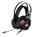 Black FANTECH HG11 USB gaming headset with RGB lighting and remote control