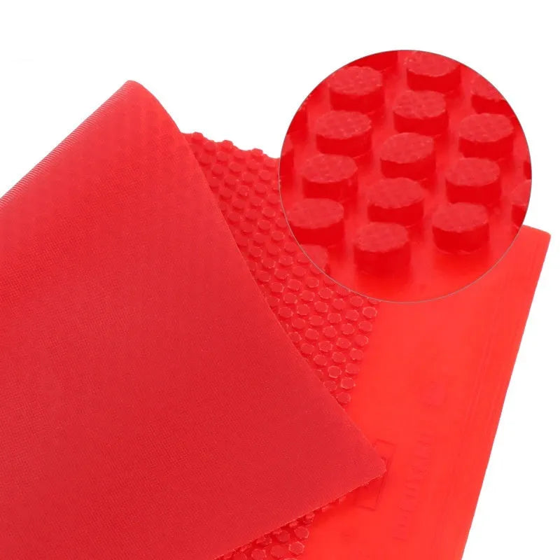 Small particle texture table tennis rubber sheet in black and red colour options