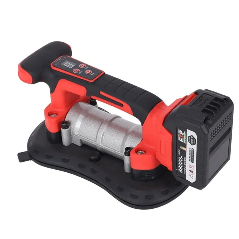 21V battery-powered tile laying machine with automatic pasting for tiles up to 200 cm