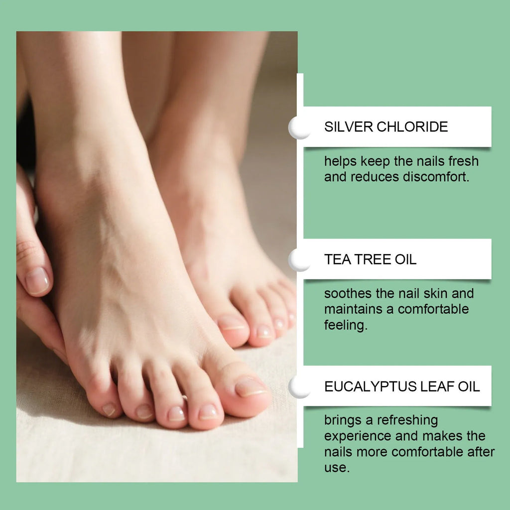 10ml nail care essence bottle with tea tree oil and eucalyptus leaves oil for daily gentle cleansing and moisturising