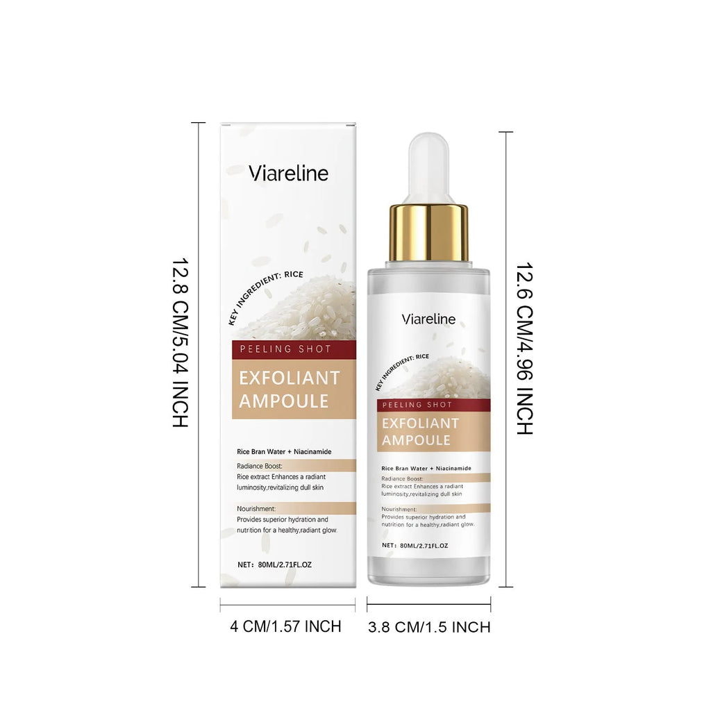 80ml bottle of cleansing nourishing facial liquid with salicylic acid and hyaluronic acid.