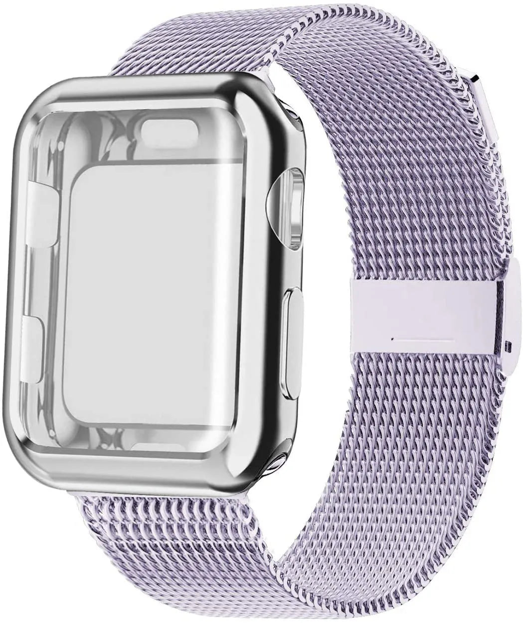 Magnetic Milanese loop metal band with TPU lining for Apple Watch in multiple colour options.