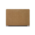 Cocoa brown suede laptop sleeve for MacBook models A1278 A1466 A2338 A2442 A2485