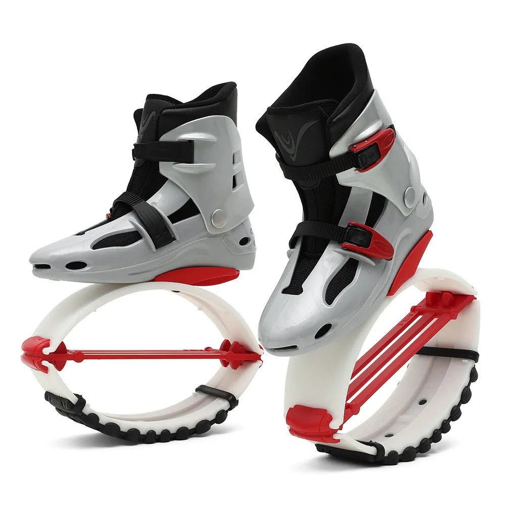 TPU sports bouncing shoes in multiple colours like pink silver and all black for running and dance.